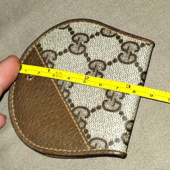RARE VINTAGE GUCCI ACCESSORY COLLECTION COIN POUCH SNAP CLOSURE AUTHENTIC - Picture 13 of 14